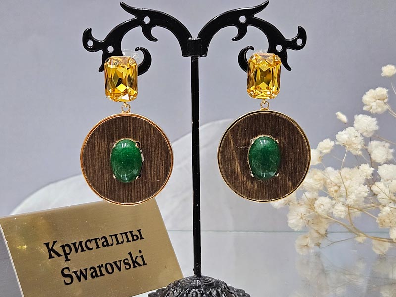 Серьги 1554006600034: цена 2620 рублей.